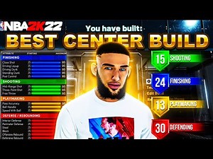 BEST CENTER BUILD ON NBA 2K22 CURRENT GEN! MOST OVERPOWERED BUILD ON NBA 2K22 CURRENT GEN
