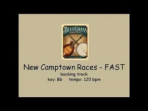 New Camptown Races - bluegrass backing track FAST