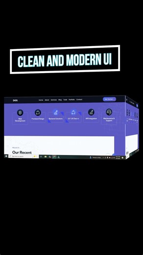 React JS Website Project | Modern UI/UX Design Showcase#coding #programming #frontenddevelopment