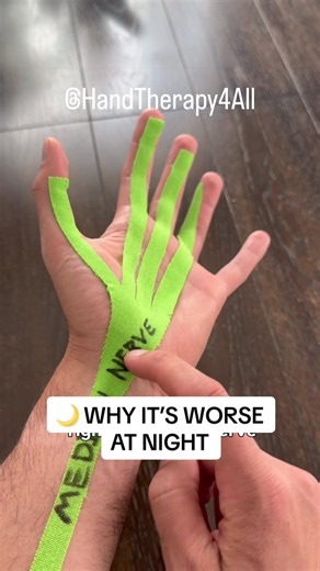 Why does carpal tunnel always seem worse at night? 🌙 It isn’t just in your head—there’s a reason your symptoms often flare up while you’re sleeping. #CarpalTunnel #HandTherapy #HandHealth #OccupationalTherapy #MedianNerve