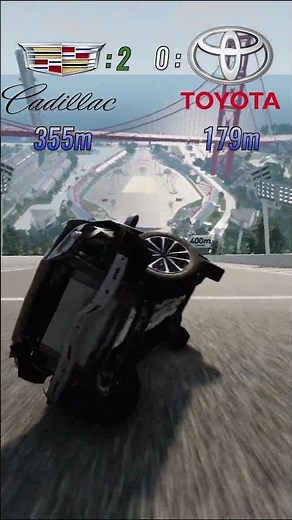 Cadillac Escalade vs Toyota Grand Highlander – From Drag Race to Total Destruction 💀 | BeamNG.drive