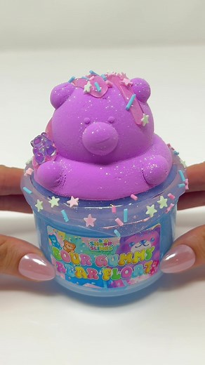 Sweet vs Sour: Icee Sour Gummy Bear Float Slime DIY!