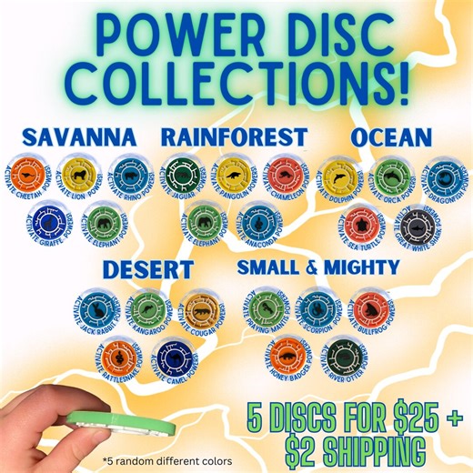 Wild Kratts Creature Inspired Power Disc Collections: 3 Dollar Shipping! - Etsy