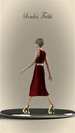 عرض تصميم ثلاثى الابعاد ب CLO3D