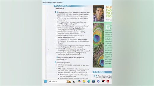 تدریس کتاب اسپیک اوت( speak out) یونیت اول قسمت ۱