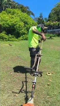 installing trimmer line on the Stihl fs240r