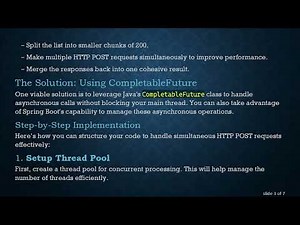 Handling Simultaneous HTTP POST Requests in Spring Boot