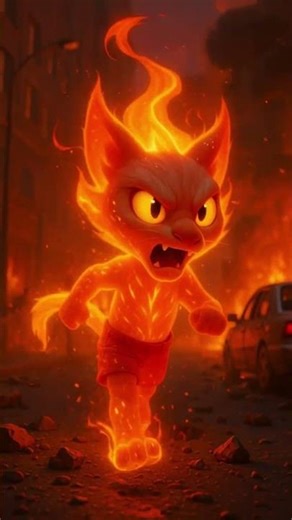 He ate the Phoenix egg… and everything caught fire! #warriorcat #cartoon