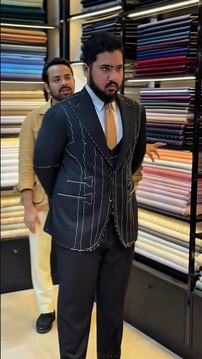 Bespoke Suit First Fitting With Hand-Made Jacket | Crafted By ZaiYan Bespoke