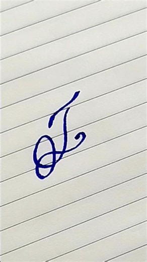 Letter "J" in Cursive writing#englishcursivewriting#Calligraphy#Cursive Lettering#ytshort#viral#abcd