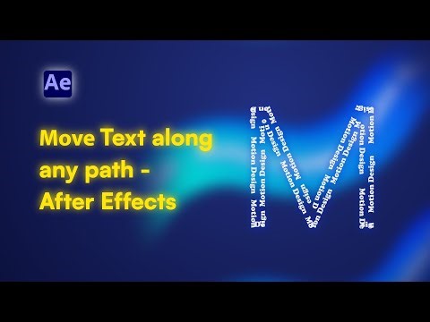 How to move text along any path with a mask - Adobe After Effects