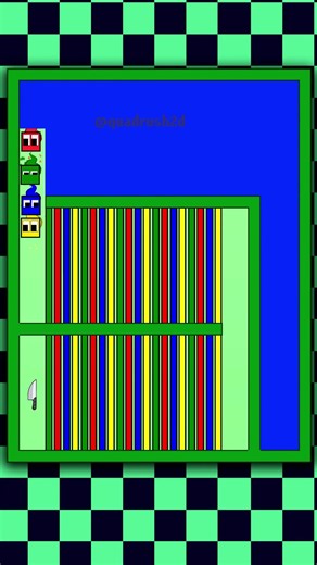 square race 🟩🟨🟥🟦 #squarerace #satisfying
