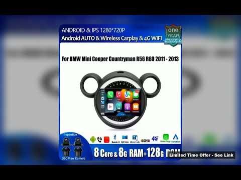For BMW Mini Cooper Countryman R56 R60 2011 - 2013 Android Auto Carplay GPS Navigation Stereo Multim