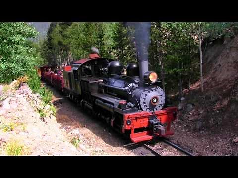 West Side Lumber Shay #9 on the Georgetown loop railroad August, 2018
