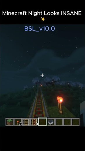 You Need This Minecraft Night Shader 🌙 #Minecraft #MinecraftShorts #Shaders #Gaming