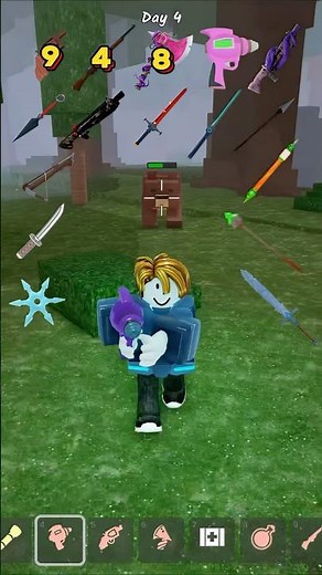 All Weapons vs Bear 🐻 😱 How Many Hits? | 99 Nights in the Forest Roblox #roblox #99nights