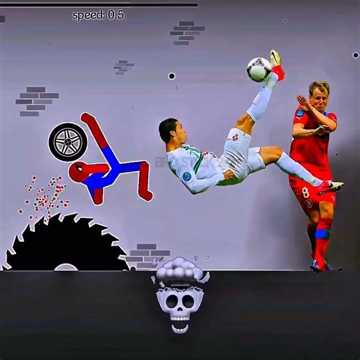 Stickman Dismounting Mument gameplay 💀🛐 #stickmandismounting #gaming #shorts #edit