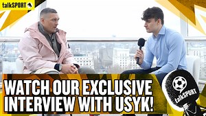 WATCH our exclusive interview with Oleksandr Usyk as he reacts to Tyson Fury's retirement
