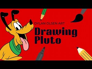 How to Draw Pluto - Step by Step (Disney)