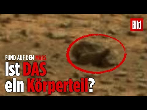 Leben auf dem Mars? Mutmaßlicher Kopf eines Alien gefunden | Archiv-Video