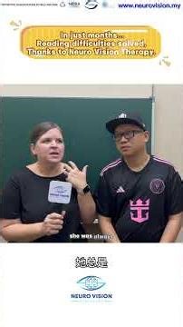 Perfect Eyes but can't read?! Try Neuro Vision Therapy!