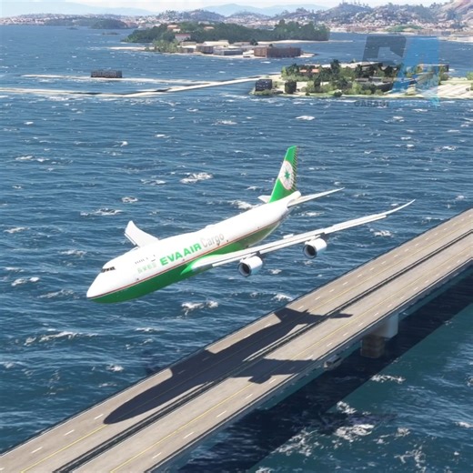 4.8K views · 65 reactions | Insane Approach! Boeing 747 Almost Crashes on Landing in Rio de Janeiro #Boeing747 #amazing #landing #aviation #airport | Garage Aviation | Facebook