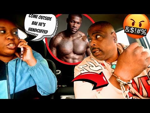 HANDCUFFING My fiancé To The STEERING WHEEL While MEETING UP WITH MY SNEAKY LINK PRANK! *HILARIOUS*