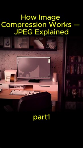 How Image Compression Works — JPEG Explained #FYP #ForYou #TrendingNow #ViralVideo