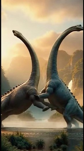 Apatosaurus vs Brontosaurus Epic Battle!!! #dinosaur #epic #history #ai #battle