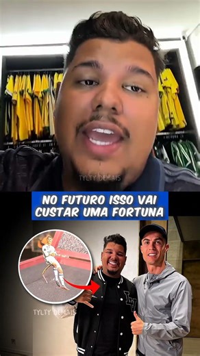 No futuro isso vai custar uma fortuna #lucastylty #tyltycomp #cristianoronaldo #fortuna