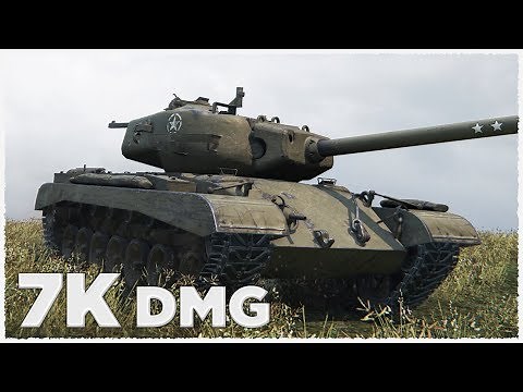 T32 • 1 vs 5 • 7K Damage • 3rd MoE • KOLOBANOV • WoT Gameplay