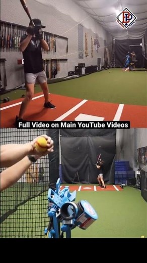 Our 2 Headed Monster Jugs Pitching Machine Hitting Drill for Pitch Recognition The Bullpen Training