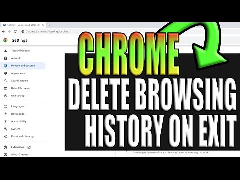 Automatically Delete Chrome Browser History At Exit Easy Tutorial 2024 #shorts