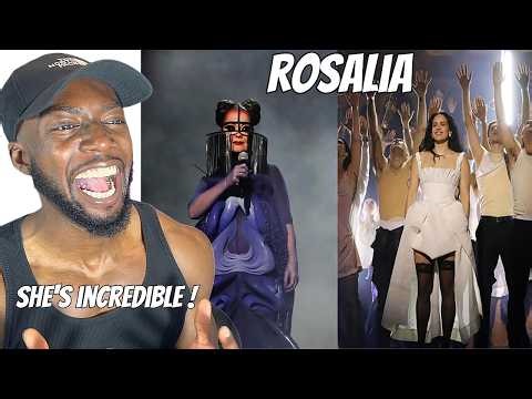 BERGHAIN by ROSALÍA & BJÖRK at the 2026 BRITS! REACTION !