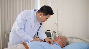 Asian Male Doctor Using Stethoscope Listen Stock Footage Video (100% Royalty-free) 1078569770 | Shutterstock