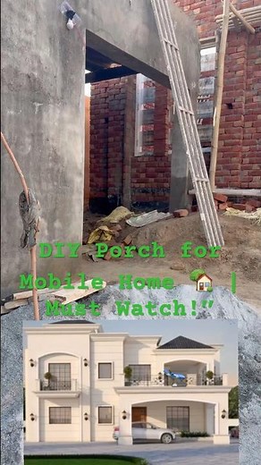 How to Build a Porch on a Mobile Home | Step-by-Step Guide 🔨 #homesite #cottagelife #cozyhouse