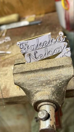 The Process of making Custom Name Necklace Designs | Personalized Jewelry | Name Pendant Chains