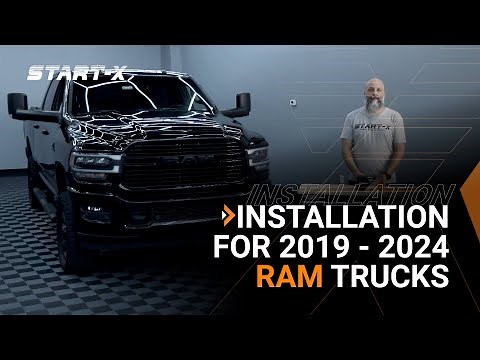 Install: Dodge Ram 2019 - 2024 Push to Start Start-X Remote Start