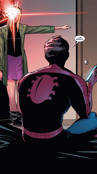 Spider-Man gets judged by a Celestial...