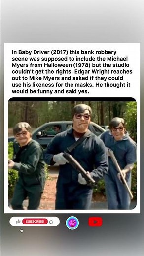 BABY DRIVER’S ICONIC MIX-UP: THE STORY BEHIND THE MASKS… #shorts #viral #trending #funniestvideo