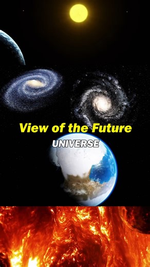 View of the Future Universe ☠️ #space #universe #earth
