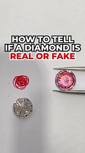 Diamond test fake vs real | Gems Couture Creations