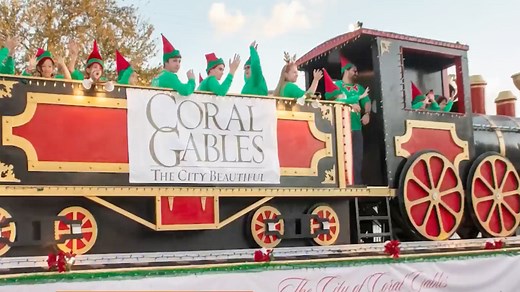 The Junior Orange Bowl Parade Held in Coral Gables