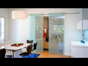 40 Porte Coulissante en Verre Idées 2017 - Séjour Chambre à coucher et la Salle à Manger d