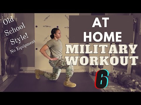 At Home Military Workout #6 / OLD SCHOOL MILITARY EXERCISES / How to PASS Basic Training Exercises