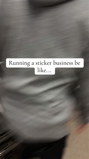 Sticker Bee | Your Custom Stickers on Instagram: "Running a sticker business be like…. #customstickers #premiumstickers #stickers #stickerlife #canada"