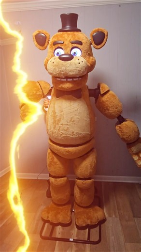 Building the Freddy Fazbear Animatronic! Fnaf Robot in REAL LIFE 😲 #fnaf #animatronics