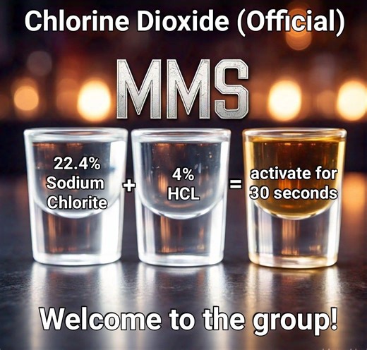 Chlorine Dioxide (Official) | 💧💧MMS IS 22.4% SODIUM CHLORITE & THE PREFERRED ACTIVATOR IS 4% HCL ~ Read JIM HUMBLE's book | Facebook