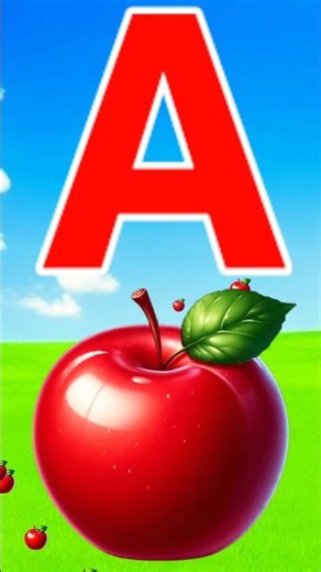 A for apple | अ से अनार | abcd | phonics song | a for apple b for ball c for cat #shorts #short