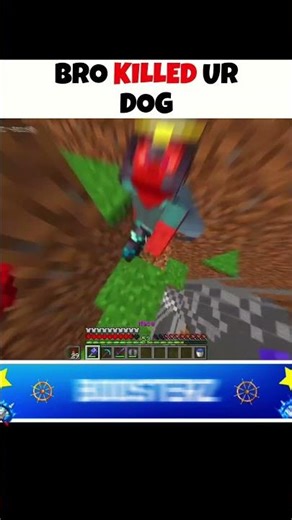 What If Bro Killed Your Dog in MINECRAFT ☠️ | #shorts #youtubeshorts #minecraft